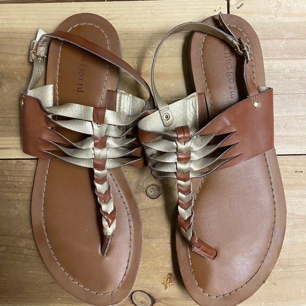 Indigo Girl tan fashion sandal